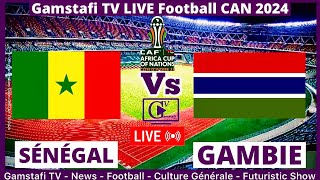 Sénégal Vs Gambie En Direct CAN 2024 Commenté en temps réel  Gamstafi TV [upl. by Rennold40]