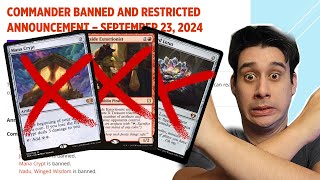 HUGE COMMANDER BANS JUST ANNOUCED  DONT BUY THESE [upl. by Nerrad]