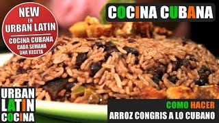 COMO HACER ► CONGRI ► ARROZ CONGRIS A LO CUBANO MORO► COCINA CUBANA ► RECETA [upl. by Herzig]