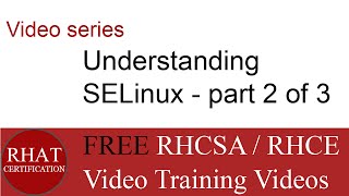 Understanding SELinux  Part 2 of 3 Video Series [upl. by Enelrahc168]