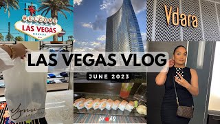 LAS VEGAS VLOG  June 2023  PART 4 Vdara Panoramic Suite  Otoro  Shopping lasvegas vegasvlog [upl. by Nessy914]