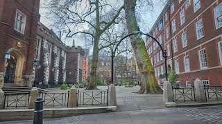 Hidden London Walk  Inner amp Middle Temple Inns of Court  City of London to Soho Walk  4K HDR [upl. by Ahsinahs]