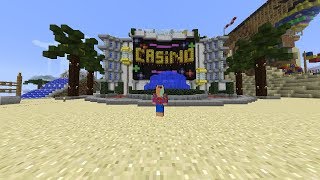 2 NOOB EN PARQUES DE DIVERCIONES LA MEJOR MONTAÑA RUSA MINECRAFT [upl. by Kristof]