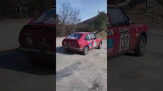 Alfasud Ti au col du Reychasset Rallye MonteCarlo historique 2024 [upl. by Aical810]