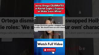 Jenna Ortega CELEBRATES at Rachel Zeglers Expense on Woke Snow White JennaOrtega RachelZegler4 [upl. by Gery]