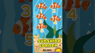 Underwater Counting Fun  Colorful Fish Song for Kids [upl. by Annenn649]