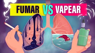 Fumar VS Vapear  ¿Cuál es Peor ☠️ [upl. by Celtic]