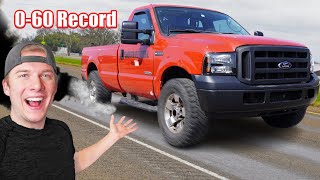 I Made My 60L Powerstroke A Drag Truck [upl. by Yelrak]