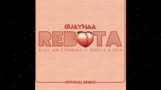 Guaynaa Feat Nicky Jam Farruko Becky G amp Sech  Rebota Remix Audio [upl. by Marje]