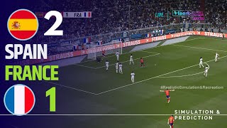 ⚽ España 21 Francia 🏆 EURO 2024 Highlights simulación y recreación de videojuego [upl. by Hecklau]