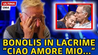 🔴PAOLO BONOLIS IN LACRIME SALUTA LA FIGLIA SILVIA BONOLIS quotCIAO AMORE MIOquot [upl. by Arne]