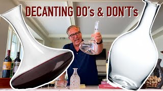 Decanting Wine  The What How and When of Decanting  Decants With D [upl. by Oicnedif]