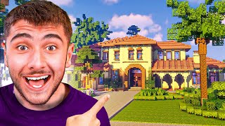 MY NEW HOUSE WILL BE INSANE Minecraft 9 [upl. by Neelrak]