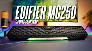 A Budget Friendly Gaming Soundbar with RGB Edifier MG250 Review [upl. by Coplin]