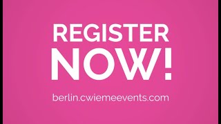 CWIEME Berlin 2024 Registration is Open [upl. by Anolla]