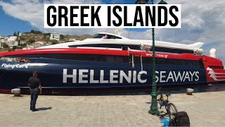 One Day on the Greek Islands  Ferry From Hydra to Spetses [upl. by Yssej376]