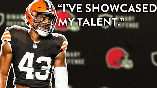 Mohamoud Diabate quotIve Showcased My Talentquot  Cleveland Browns [upl. by Aryan714]