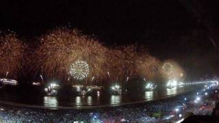 Virada 2011  2012 em Copacabana  FOGOS  fireworks [upl. by Nihsfa]