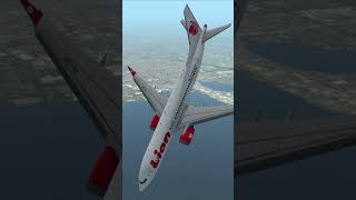 Lion Airlines boeing737 Max crash in sea lionair rfs flightsimulator crash landing failure [upl. by Aseela]