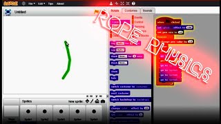 Rope Physics in Scratch [upl. by Colly]