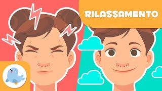 RILASSAMENTO MUSCOLARE PROGRESSIVO per bambini 🧘‍♀‍ VISO 👧🏻 Sessione guidata 👦🏻 Episodio 1 [upl. by Enialem]