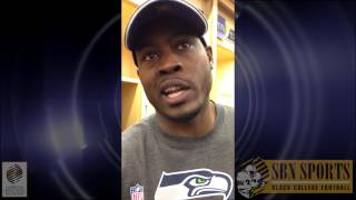 Tarvaris Jackson Interview Following Super Bowl XVLIII [upl. by Obellia]