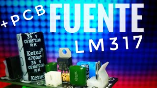 Fuente Regulada con LM317 y Transistor de Paso  Parte 2  Ensamble del PCB [upl. by Ahsiki]