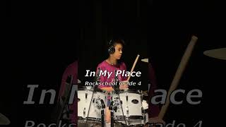 In My Place  Rockschool Grade 4 Drums  Drum Cover  Karl [upl. by Pournaras290]