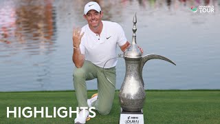 Rory McIlroy Final Round Highlights  2024 Hero Dubai Desert Classic [upl. by Ancell]