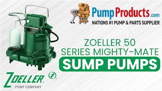 Zoeller 50 Series quotMightyMatequot Sump Pump [upl. by Irt]