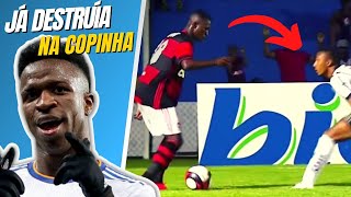 OLHA O QUE ESSES CRAQUES JÃ FAZIAM NA COPINHA  VINICIUS JR NEYMAR E [upl. by Demmer]