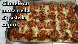 Chiftele Mozzarella si Paste cu Telemea [upl. by Nil]