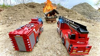 FEUERWEHREINSATZ Kann das brennende Haus gelöscht werden RC Feuerwehr [upl. by Modesta]