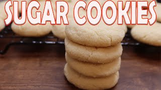 SOFT AND CHEWY SUGAR COOKIES  HOW TO MAKE SUGAR COOKIES  COOKING WITH CLAIRE [upl. by Velick]