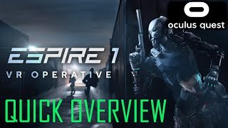 Quick overview Espire 1 Oculus Quest [upl. by Ule698]