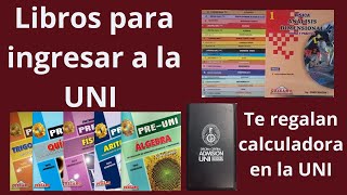 LIBROS PREUNIVERSITARIOS PARA INGRESAR A LA UNI ING CIVIL [upl. by Lsiel286]