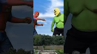 Captain America and SpiderMan team up to destroy the obese monster spideylife [upl. by Shane185]