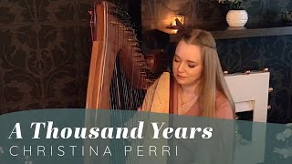 A Thousand Years  Christina Perri Harp Cover Nottingham Wedding Harpist [upl. by Nata560]