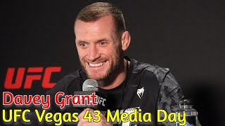 UFC Vegas 43 Davey Grant Wants Marlon Vera Trilogy Down The Line [upl. by Ileana]