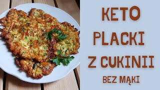 KETO PLACKI Z CUKINII tylko TRZY SKŁADNIKI [upl. by Ilojne]