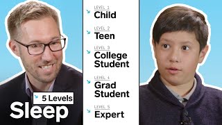 Scientist Explains Sleep in 5 Levels of Difficulty  WIRED [upl. by Jada]