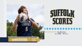 Suffolk Scores Mens Soccer vs UNE Sept 28 2024 [upl. by Oaks]