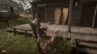 How To Make All NPCS Surrender Low Honor Red Dead Redemption 2 Gameplay [upl. by Bussy]