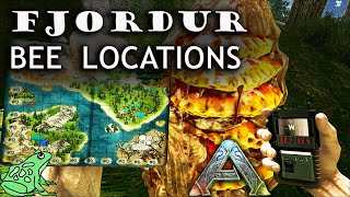 Ark Fjordur Bee Locations  Where to find Bee Hives on Fjordur [upl. by Aihsemat123]