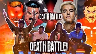 WHOS THE STRONGER EVIL SUPERMAN OmniMan VS Homelander Death Battle Reaction [upl. by Nosam161]