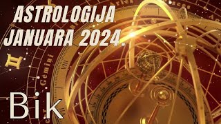 BIK  Astrologija Januara 2024 [upl. by Judus]