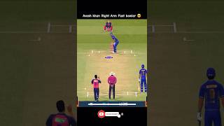 Avesh khan Bowling 😱 RC24 shorts shortsfeed ytshorts [upl. by Judie247]