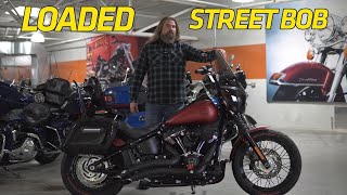 2019 Softail Street Bob loaded with extras [upl. by Airotkciv]