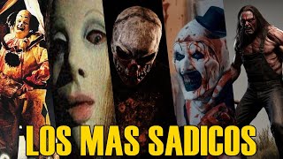 Los ASESINOS DEL CINE de HORROR Mas Brutales y Sádicos EXPLICADOS [upl. by Kcirddet]