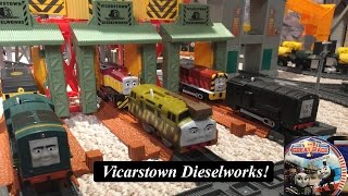 Thomas and Friends Sodor LandmarkTrackmaster Vicarstown Dieselworks [upl. by Jelle976]